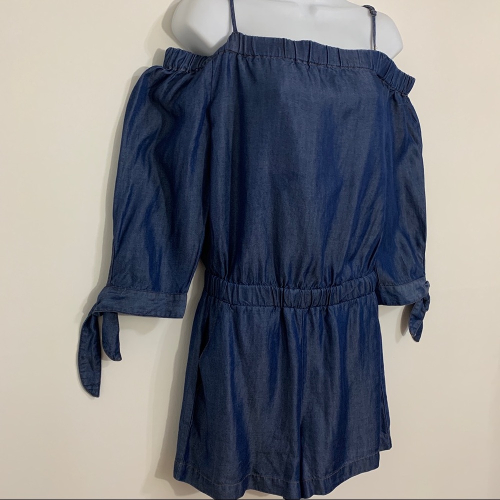 Chambray Denim Romper By Splendid. Size Small - image 7